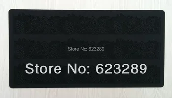 

10Pcs/lot (CT-010) New Style Three Lace Soft 100% Platinum Silicone Cake Fondant Embossing Gum Paste Decorating Mold Tool