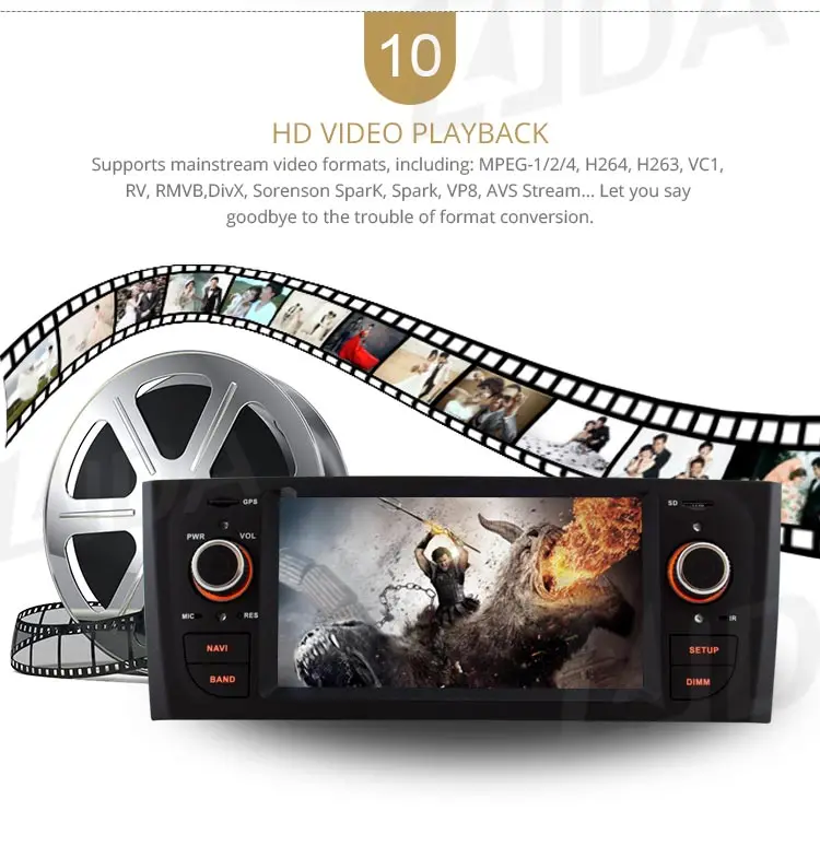 LJDA Android 10,0 автомобильный dvd-плеер для Fiat Grande Punto Linea 2007 2008 2009 2010 2011 2012 Мультимедиа Стерео gps 1 Din автомагнитола