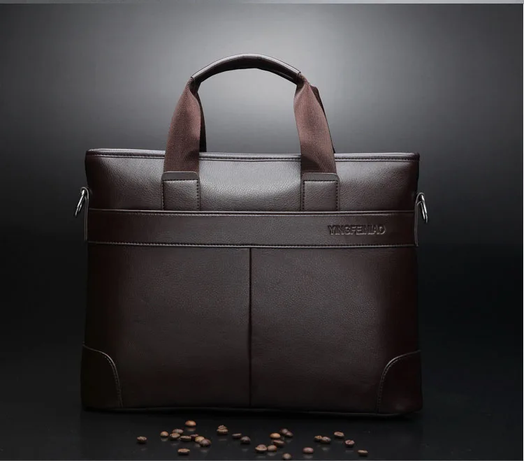 Мужская сумка через плечо, мужской портфель из искусственной кожи, деловые повседневные сумки-тоут, винтажные дорожные сумки для ноутбука, мужские сумки-мессенджеры