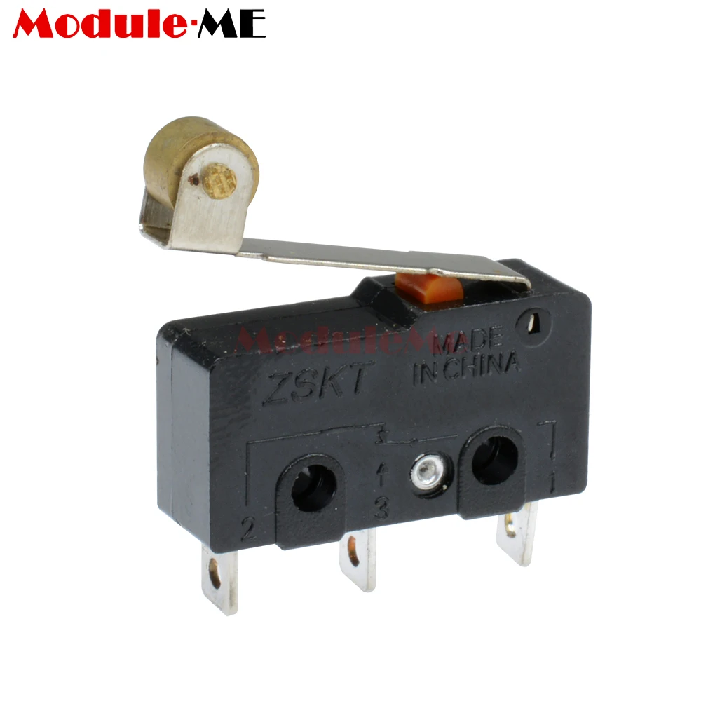 

KW11-3Z Tact Switch 5A 250V Microswitch Round Handle 3 PIN