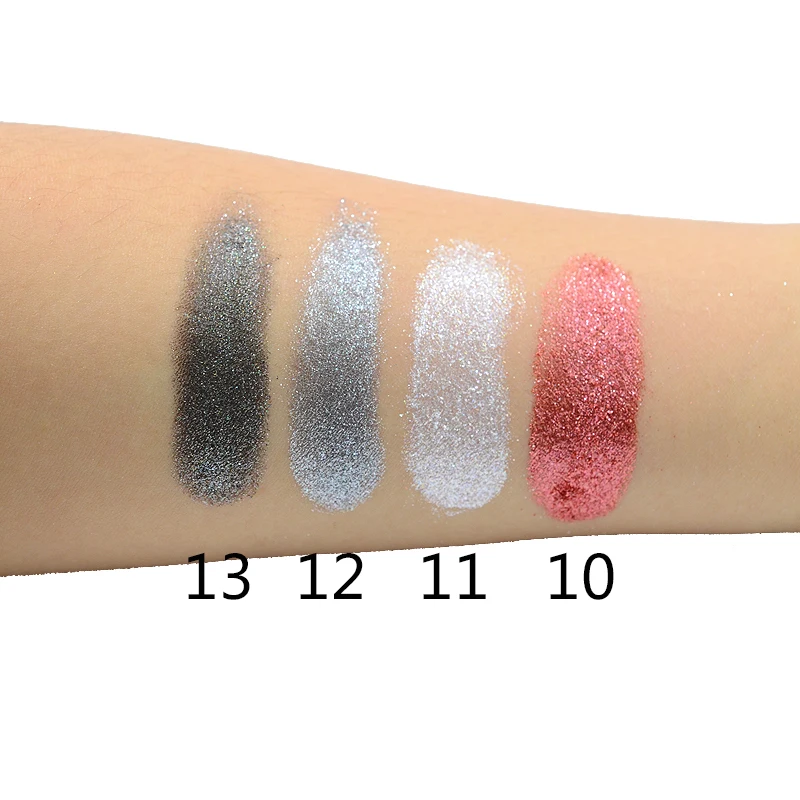 LOVE ALPHA 13 Colors Eyeshadow Shimmer Matte Glitter Eye Shadow Natural Flash Bright Pearl Cosmetic Diamond Powder Eye Makeup (6)