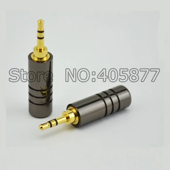 

2.5mm 3 pole male repair headphone jack Solder cable adapter connection audio plug connectors