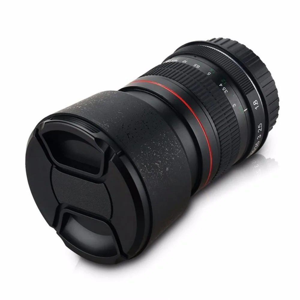 

CUJMH Lightdow 85mm F1.8-F22 Manual Focus Portrait Lens Camera Lens for Canon EOS 550D 600D 700D 5D 6D 7D 60D DSLR Cameras