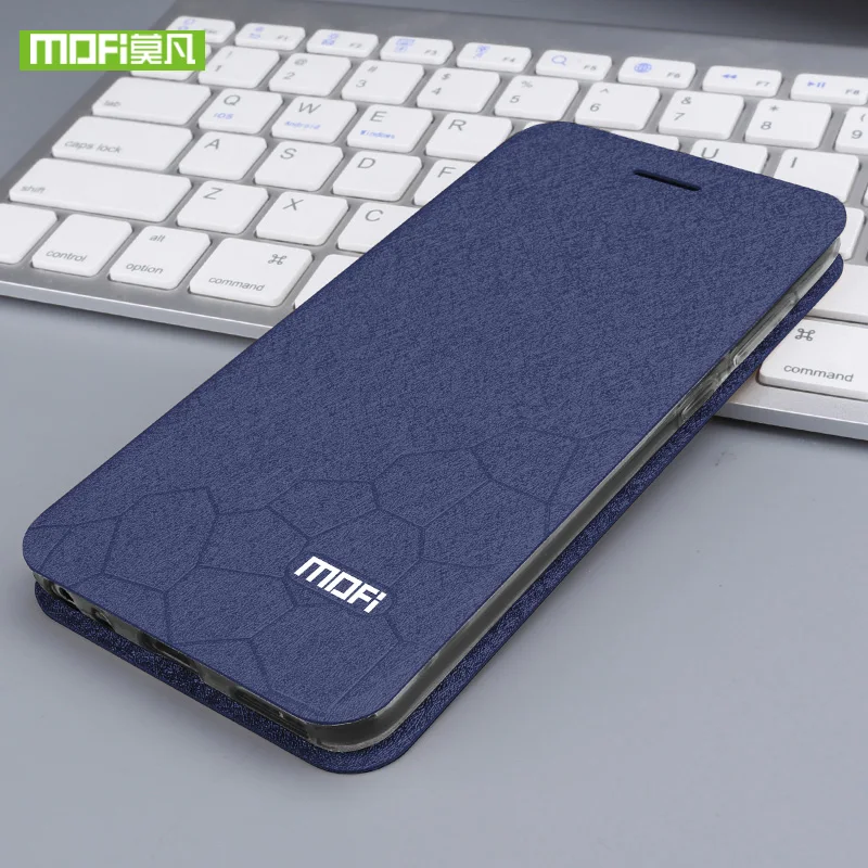 Huawei mate 10 lite caso cubierta de silicona de lujo flip capa de cuero original mofi Huawei mate10 lite caso 360 knock slim fundas
