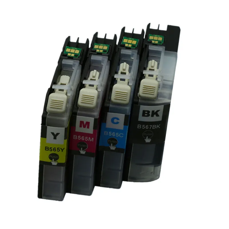 Замена LC567 LC 567 LC567XL LC565XL LC565 чернильные картриджи MFC J2310 J2510 J2310|ink cartridge|replacement
