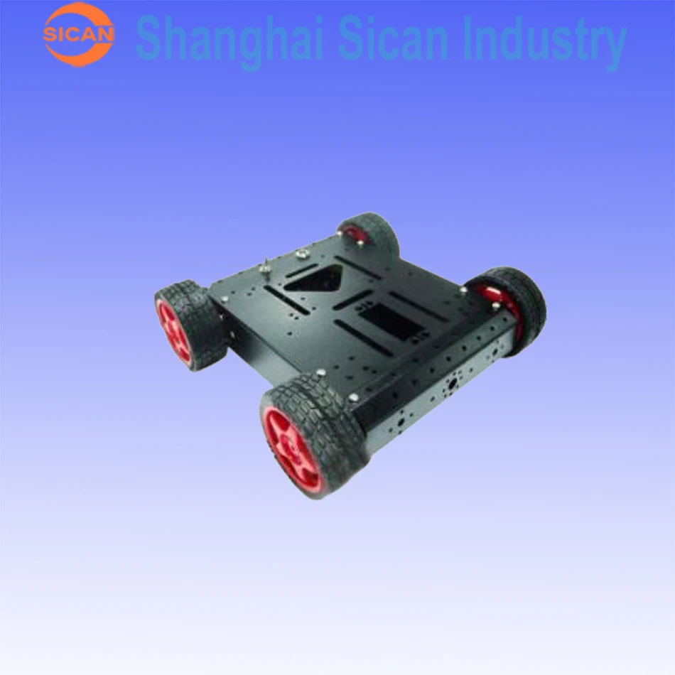 

4WD drive aluminum mobile robot platform for Robot Arduino (Black)