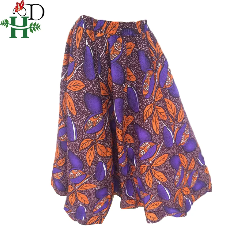 

100% cotton 2019 summer africa clothing print skirt Long maxi Skirt Dashiki African clothes for women skirt High Waist Skirts