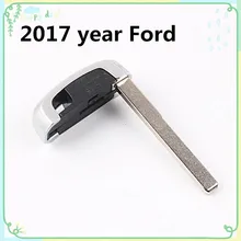 Изменение смарт-карты ключа для год Ford/Uncut пустые ключи Замена удаленный ключевой лезвия [2 шт.]