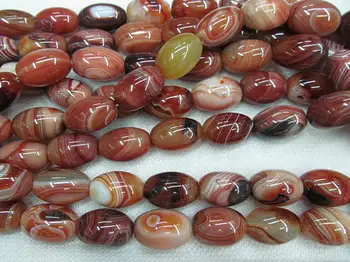 

Brazil agate gemstone egg oive drum hot red cherry blue mixed onyx beads carnerial jewelry agate necklace 18-25mm full strand