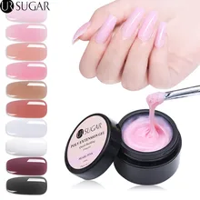 Ur Sugar 15 мл быстростроительный полигелевый гель для ногтей розовый прозрачный гель для наращивания ногтей