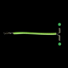 50pcs Darkness Glow Wire Arms with Swivel Beads Saltwater Fishing Rig Branches Dropper Terminal Tackle 5cm 6cm 7cm 8cm 9cm 10cm