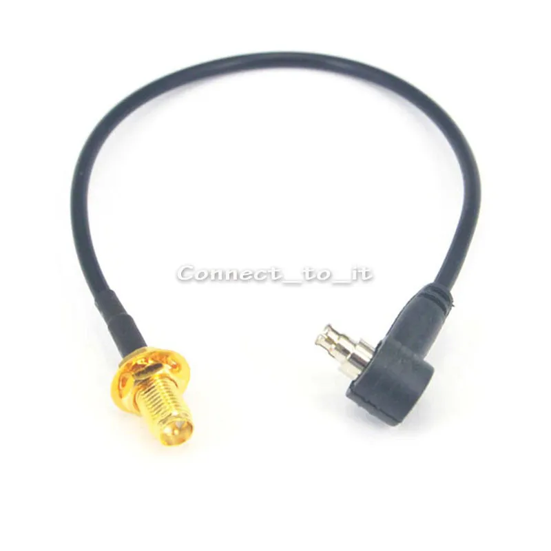 10 шт. 3g USB модем титановый Электролитный электрод со случайно выбранным гнездо SMA CRC9/TS9 Мужской Угловой Соединитель RF коаксиальный Удлинительный Кабель-адаптер 20 см RG174