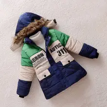 2016 Winter Jackets for Boys Parka Childen Down Jackets Boy Coats Warm Kids Baby Thick Cotton Down Jacket Cold Winter