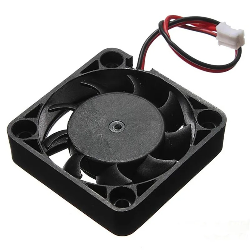 

New Computer Cooling Fan 12V 2 Pin 40mm Computer Cooler Small Cooling Fan PC Black F Heat sink for Desktop PC CPU Cooler l0914#2