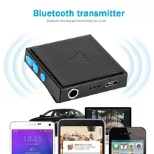 ALLOYSEED 2 в 1 AUX Bluetooth передатчик приемник аудио адаптер Многофункциональный Малый размер легкий вес для Android 4/iOS 6
