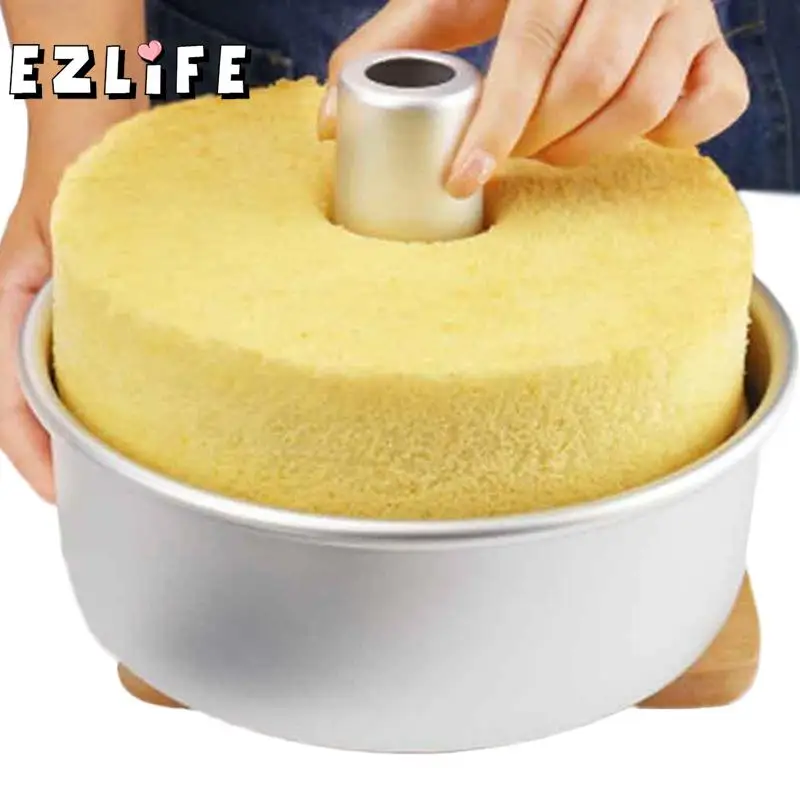 6inch 8inch Aluminum Alloy Round Chiffon Cake Pan Removable Bottom