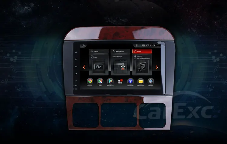 Cheap CarExc Android 9.0 OS Octa Core For Benz W220 S320 S350 S500 Car Radio Stereo With WiFi GPS Navigation Multimedia Player System 8