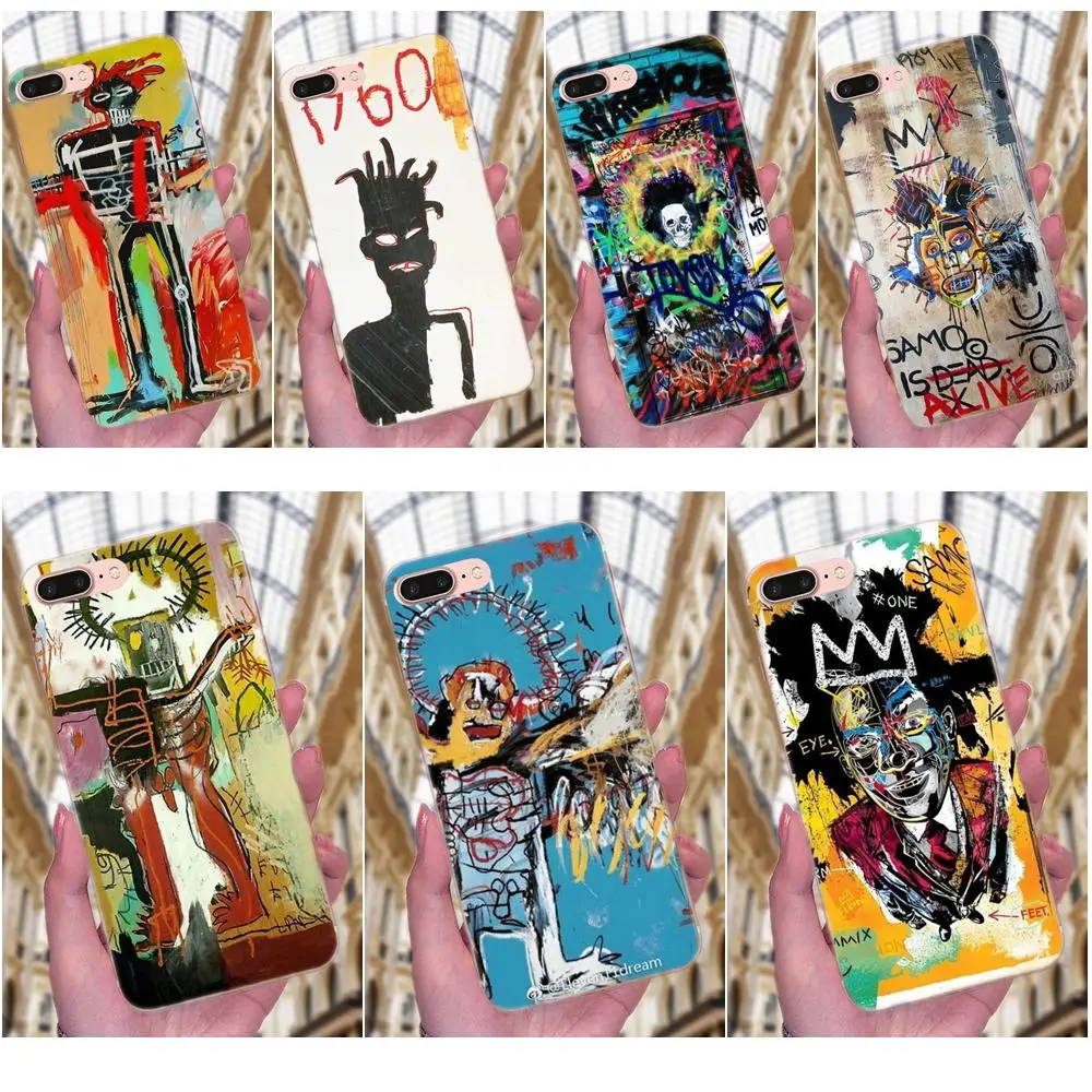 Мягкие Защитные чехлы для Galaxy J1 J2 J3 J330 J4 J5 J6 J7 J730 J8 2015 2016 2017 2018 mini Pro в памяти Basquiat Manson