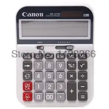 1 Piece Genuine Canon WS-1212H financial business calculator Solar dual power desktop calculator