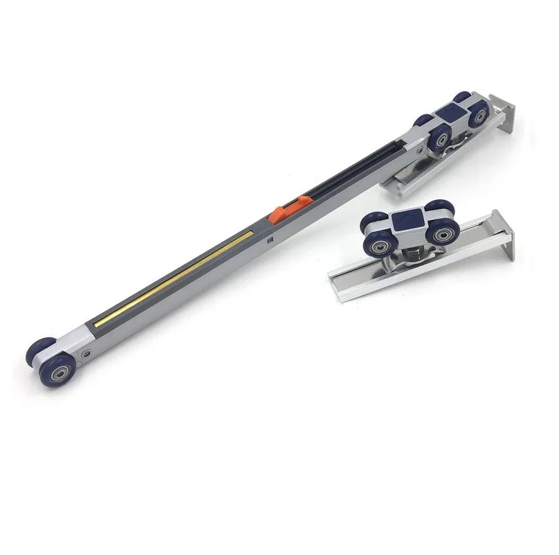 

Top hung sliding wooden door roller wheel soft buffer damper damping one way