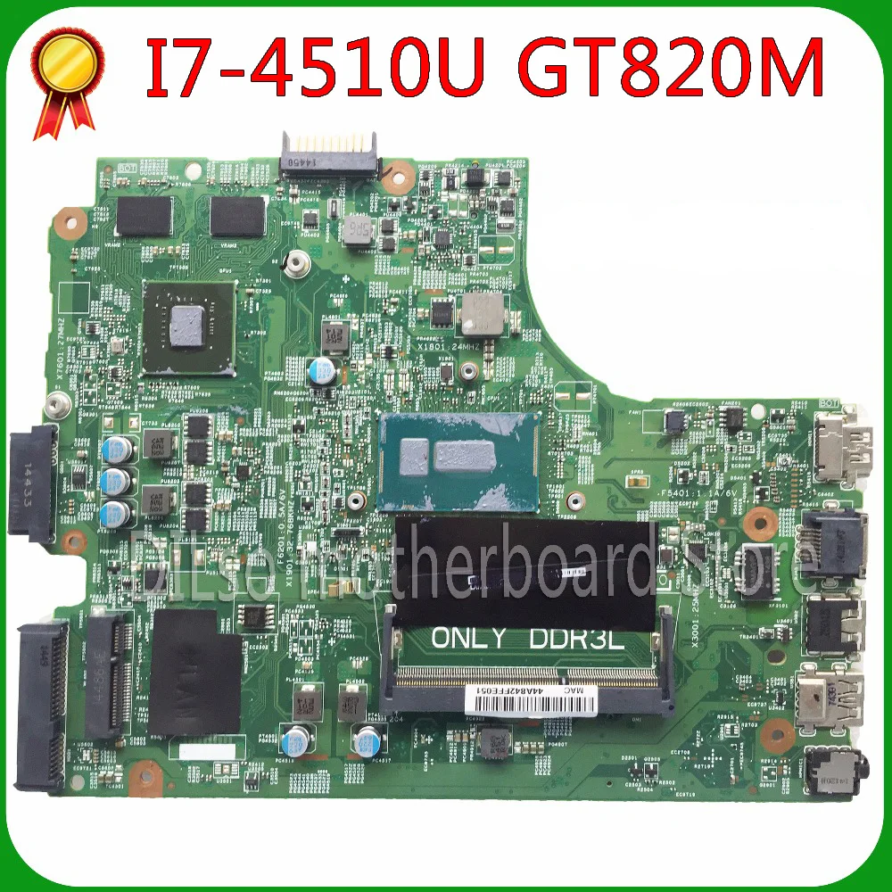 KEFU для DELL 3542 insprion 15-3542 DELL 3442 3543 3443 5749 материнская плата 13269-1 ПРБ FX3MC REV A00 материнская плата I7-4510u