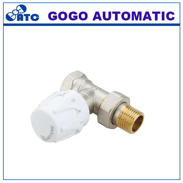 High quality DN15 port size radiator 3 way temperature control valve PPR thermostatic Radiator Valve underfloor heating system |