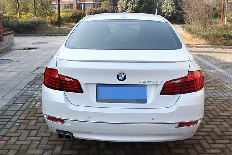 Для BMW M5 520i 528i 535i 530i 525i F10 F18 спойлер 2012- АБС Пластик Неокрашенный задний багажник спойлер