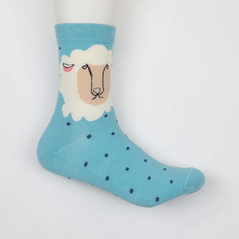 Happy sock, забавные мужские и женские Короткие хлопковые носки, цветные повседневные дизайнерские модные летние Носки с рисунком Харадзюку - Цвет: r05-22