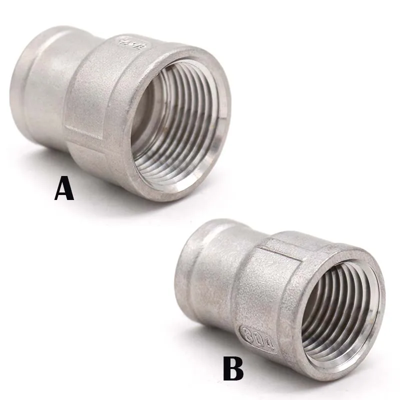 

Stainless Reducing Coupler 3/4"FPT,1/2" FPT, 3/8"FPT , Beer Hardware, Homebrew Fitting, Stainless Coupler
