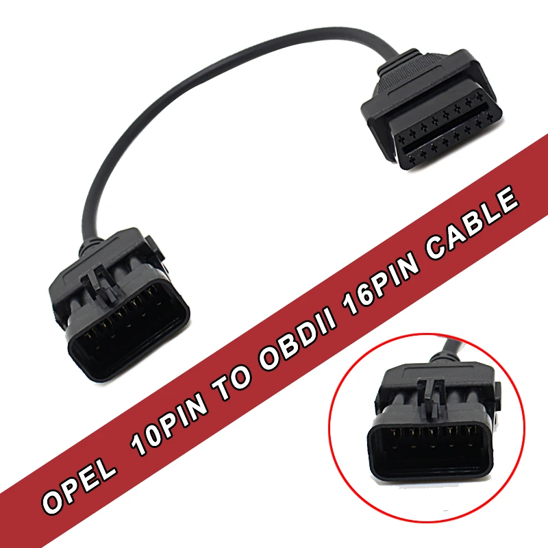Prix pour Opel Câble Adaptateur Connecteur 10 Broches OBD OBD2 Femelle OP-COM TECH2 TECH Scanner Prix pour Opel Câble Adaptateur Connecteur 10 Broches OBD OBD2 Femelle OP-COM TECH2 TECH Scanner