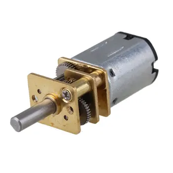 

5pcs 12mm Silver GA12-N20 100RPM Miniature Metal Electric 6v DC Gear Motor Gearwheel with 10mm Output Shaft