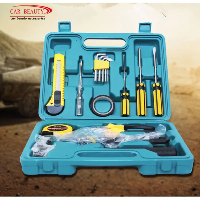16Pcs Car Maintenance Kit Auto Repair Tools Set Combination Tool Manual
