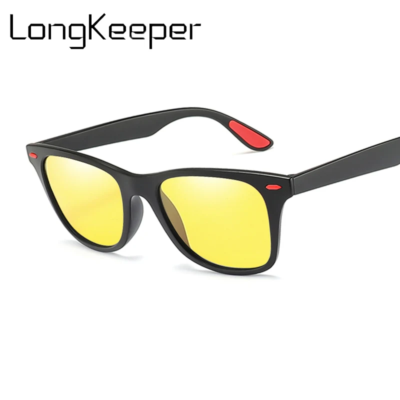 Yellow Lens Men Polarized Sunglasses Male Driving Sun Glasses For Men