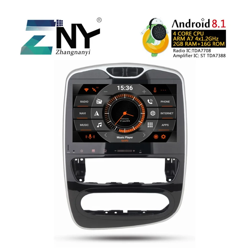 

10.1" Android 8.1 Car Stereo For Renault Clio 2013 2014 2015 2016 2017 2018 Auto Radio FM RDS GPS Navigation Rear Camera No DVD