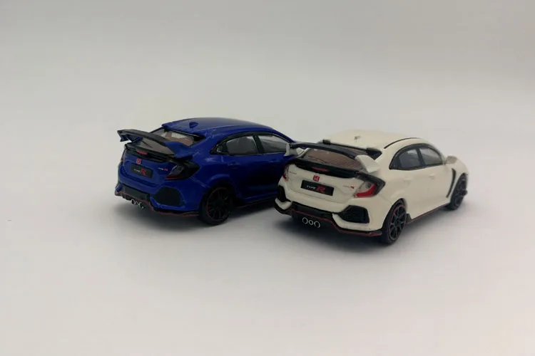 Оригинальная фабрика 1:64 CIVIC Тип R FK8 игрушечный автомобиль из сплава игрушки для