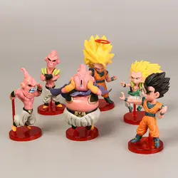 6 стиль Dragon Ball Гоку Гохан Majin Buu Frieza Burst фигурка ПВХ Коллекционная модель игрушки украшения