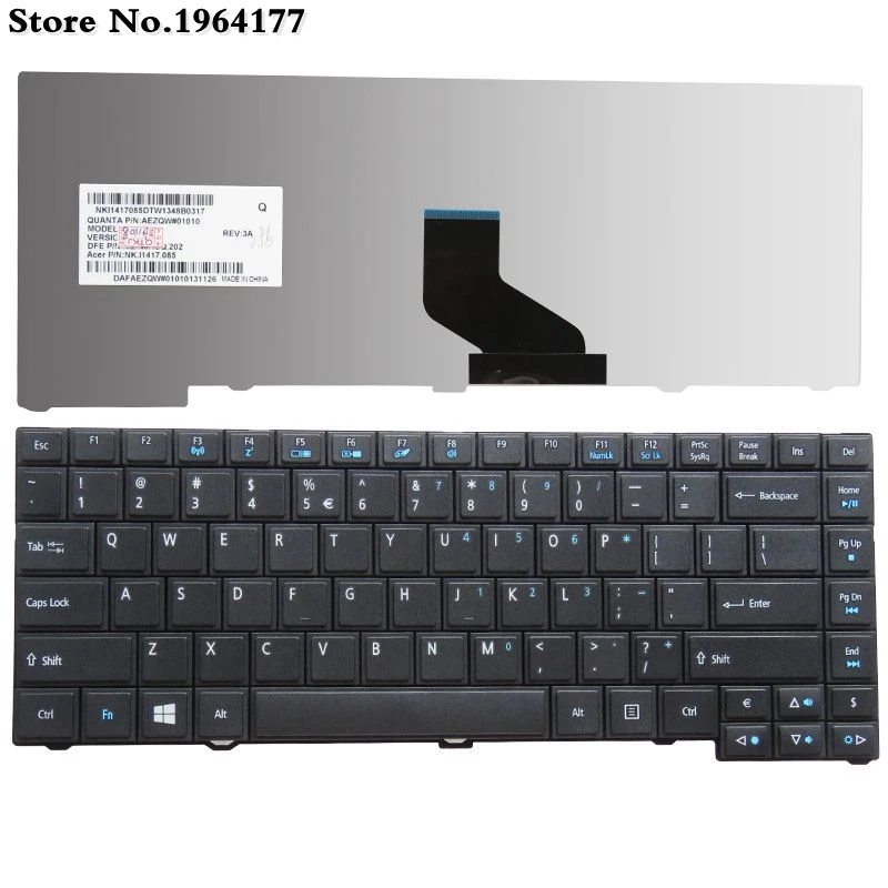 Американская клавиатура для ACER TravelMate TM 4750 TM4750 TM4745 TM 4755 TM4740TM 4741 P243 английская клавиатура для ноутбука черный