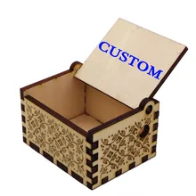 Индивидуальная резная деревянная пустая музыкальная шкатулка тема кино Музыкальная Коробка Рождественский подарок на день рождения подарок на день Святого Валентина пустая коробка 4 мм