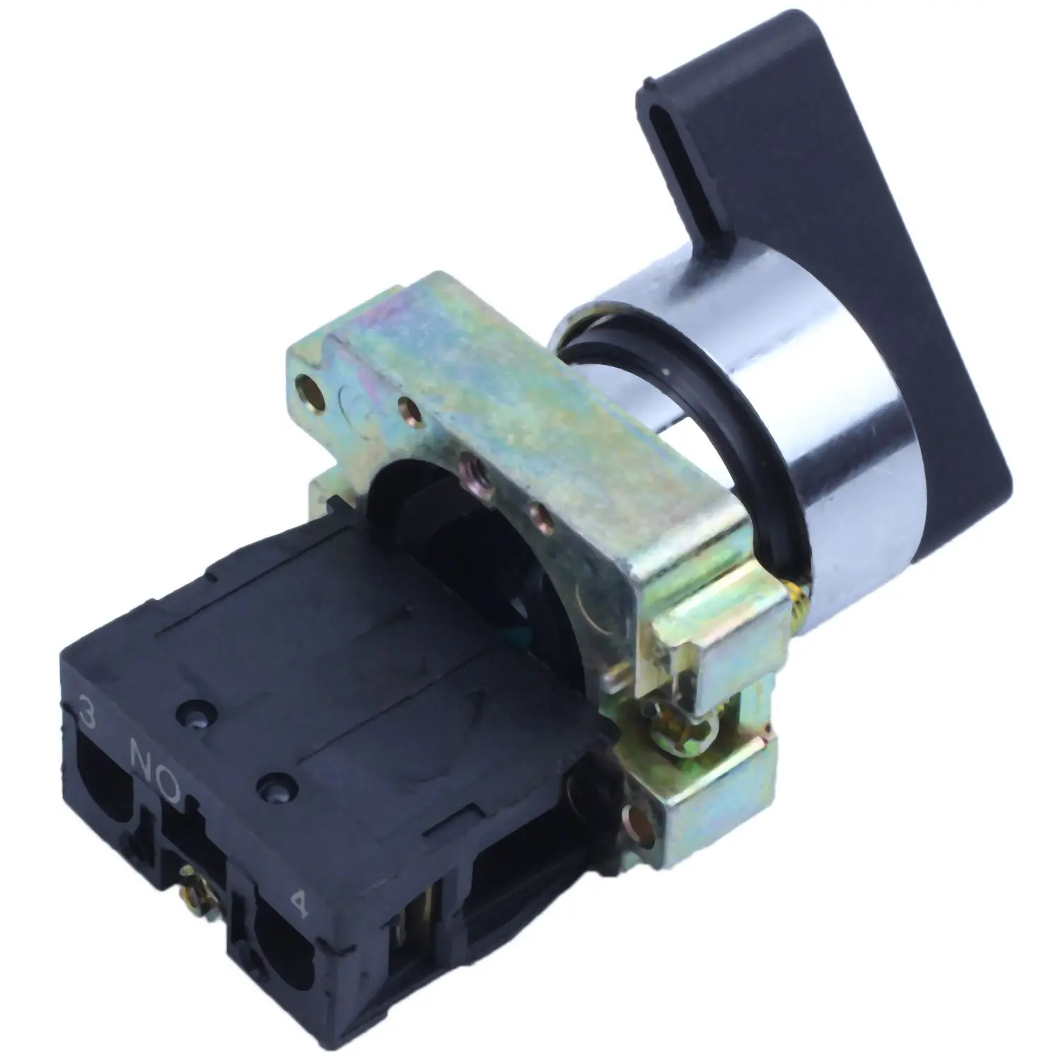 AC 240 V 3A NO SPST черная крышка 2 селектор положения защелкивающийся вращающийся переключатель