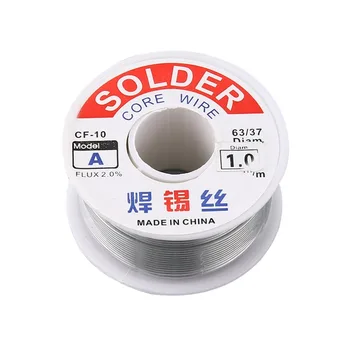 

New 1.2mm 2% Flux Tin Lead Rosin Roll Core Solder Wire Welding Soldering Repairing Tool Reel Melt Kit Electric Melting