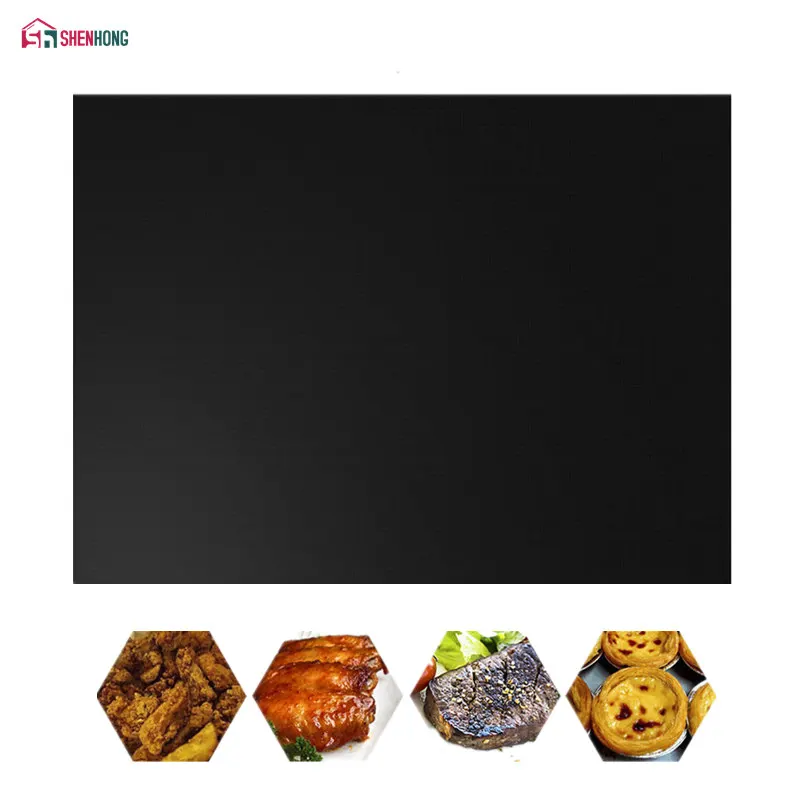 

SHENHONG New Heat Resistant BBQ Grill Mat Copper Bakeware Mat Barbecue Roast Sheet Portable Easy Clean Grill Pad BBQ Tool
