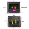 Ghxamp-Placa de terminales de altavoz, caja de empalme con 2 puertos de unión de tornillo de cobre, 92x79mm, placa de conector de dos cables, 2 uds. ► Foto 2/6
