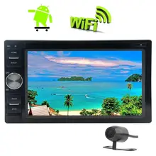 2Din Car Auto Radio Video GPS Navigator Car Deck Head Unit Android6.0 Marshmallow Stereo support Wifi Mirrorlink HD 1080P+Camera