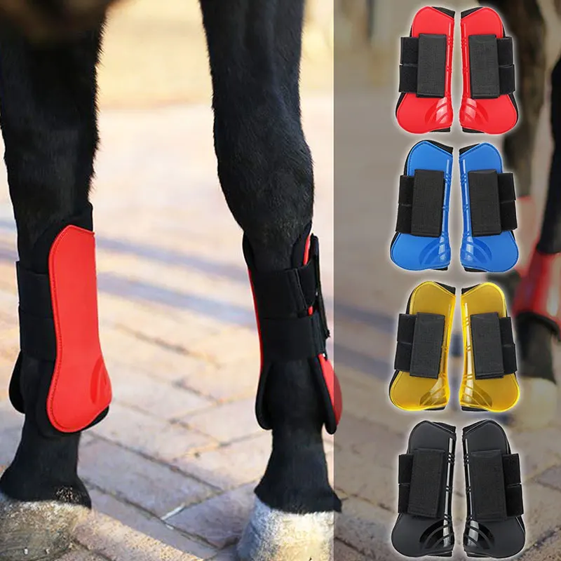 Полиуретановая Защитная прочная нога лошади защитные сапоги для верховой езды 4 цвета дропшиппинг прыжок