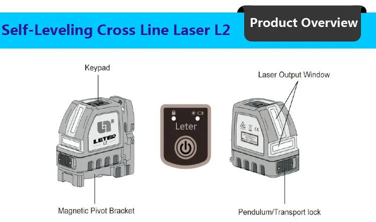 Лазерный уровень LETER-L2 самовыравнивающая Крест лазерной линии с магнитной pivot кронштейн EMS/DHL