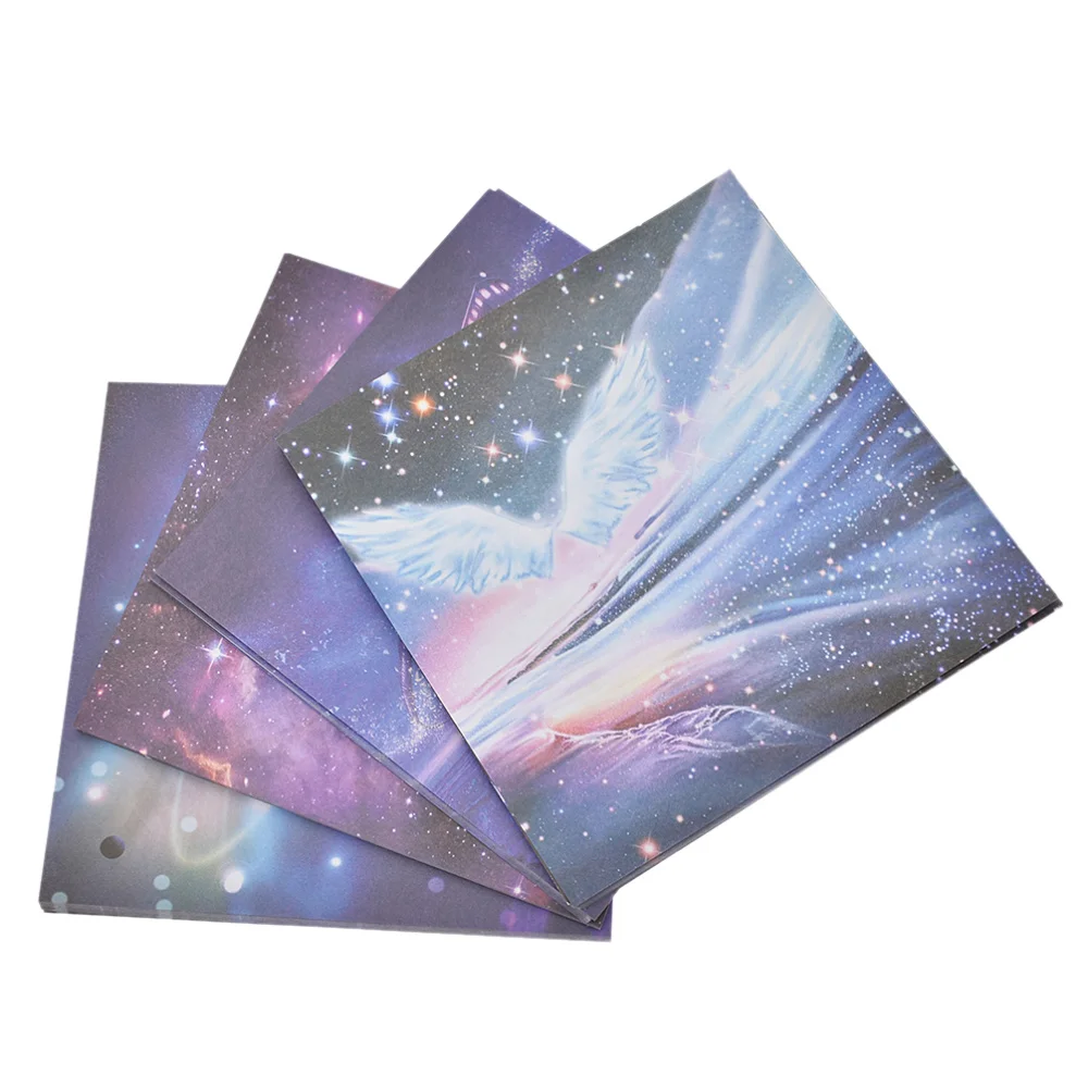 90 шт. космические галактические Крылья Ангела Звездные узоры бумага для оригами для поделок ручной работы подарок домашний декор бумага для скрапбукинга