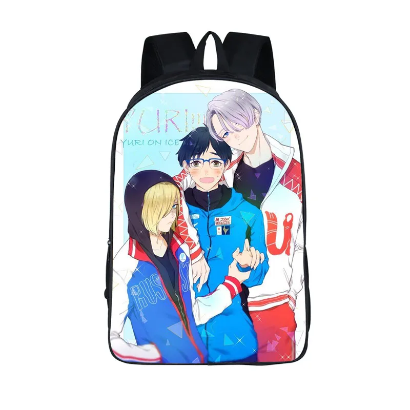 20 Высокое качество YURI on ICE школьный рюкзак для студентов мальчиков девочек модный рюкзак Сюрприз подарок рюкзак для подростков - Цвет: 20