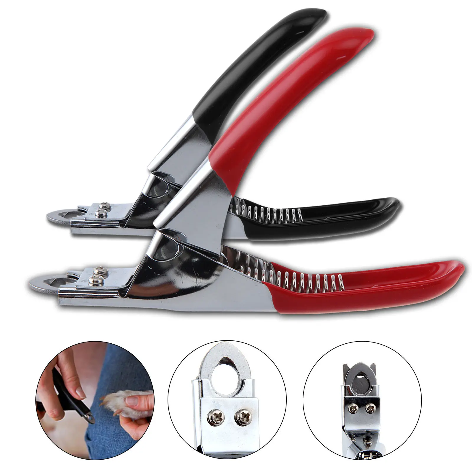 Nail Clippers Dog Cat Professional Stainless Steel Claw Trimmer Pet