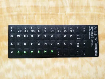 

100 PCS Keyboard Stickers Portuguese BR Alphabet Portugal language keyboard sticker For 10/12/13/14/15/17 inch Laptop Desktop