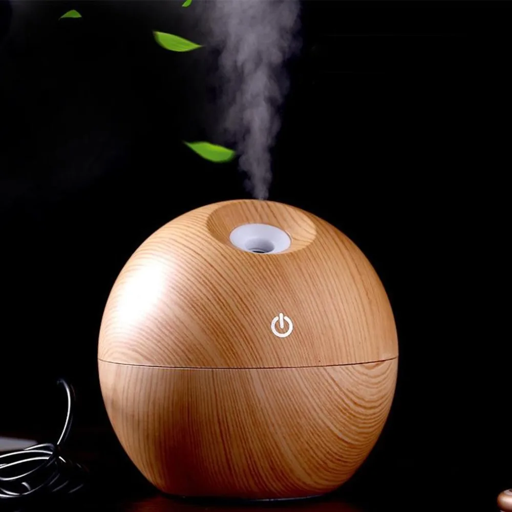 

130ml Creative Air Humidifier Essential Oil Diffuser Colorful LED Night Light Air Purifier for Home Office Aromatherapy Mist Mak
